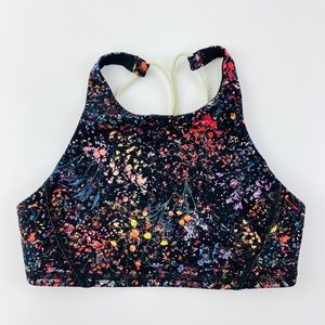 Lululemon Free To Be Flowerescent Sports Bra